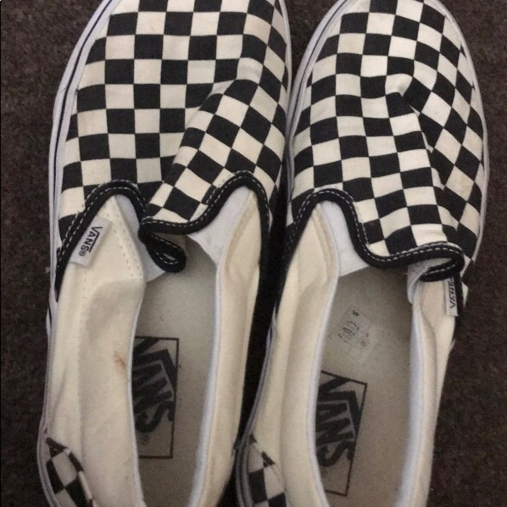 checkered vans